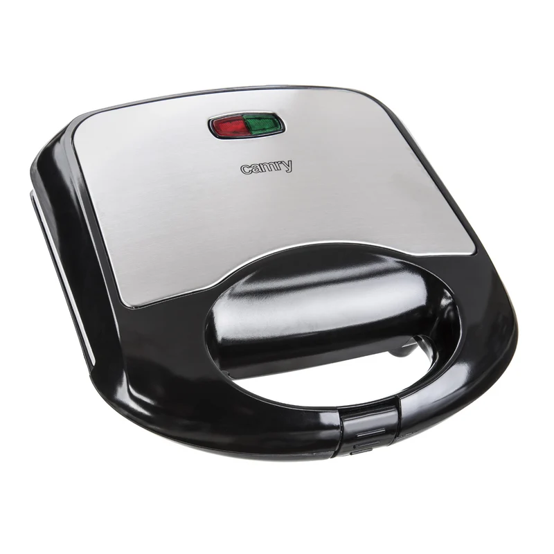 Tostadora de sándwiches Camry, capa cerámica antiadherente, potencia máxima 850 W, CR 3018