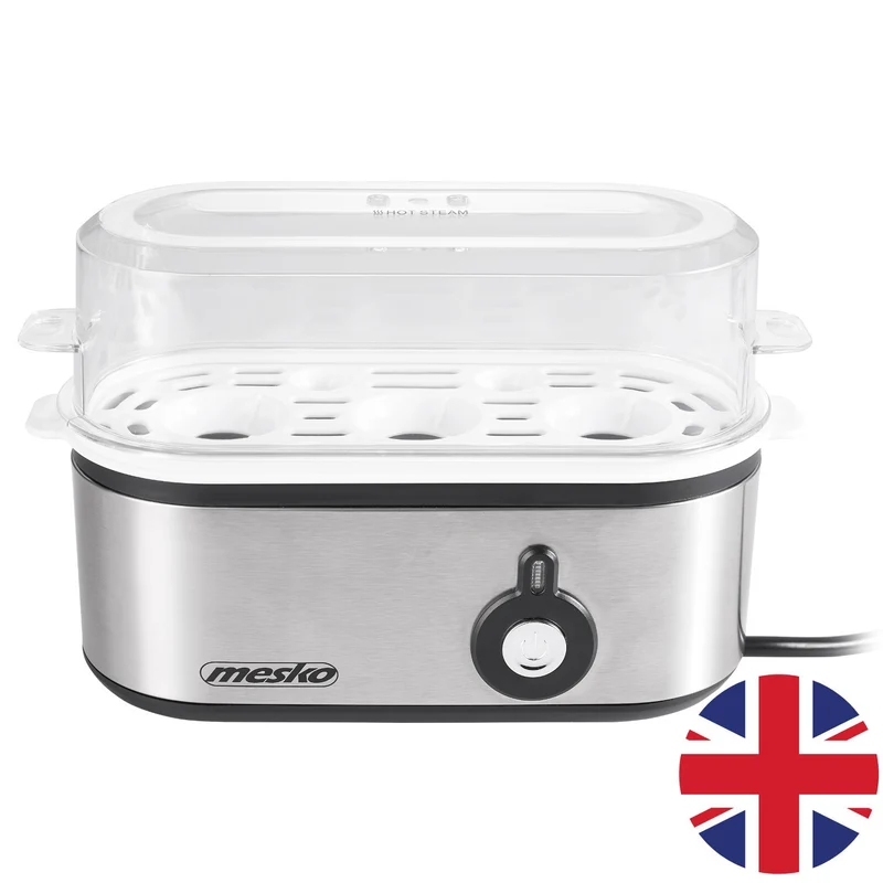 Cocedor de huevos Mesko MS 4485 para 1-3 huevos, 350W, pinza, enchufe UK
