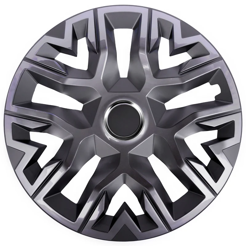 NRM Perfecto Tapacubos universales 15'' lacado grafito 4 piezas