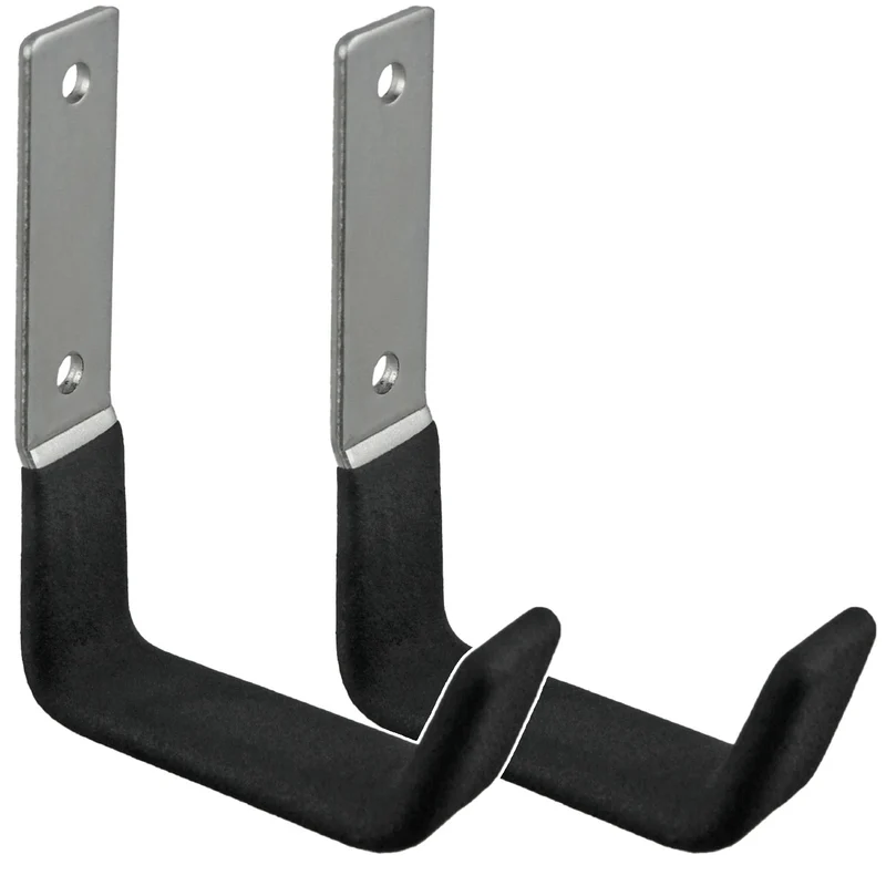 Maclean MC-435 Soporte de pared, para neumáticos, ruedas, escalera, bicicleta, acero, carga máx. 15kg, 2 piezas