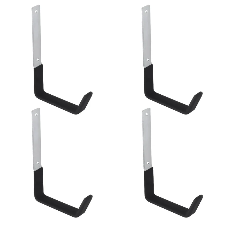 Maclean MC-480 Soporte de pared, para neumáticos, ruedas, escalera, bicicleta, acero, carga máx. 10kg, 4 piezas
