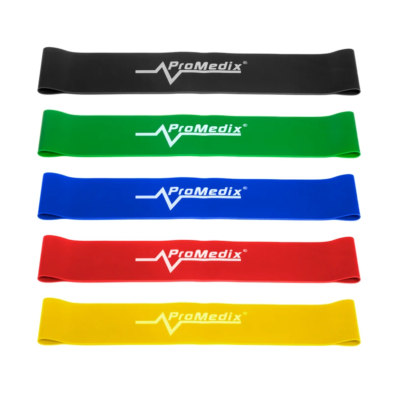 Resistencia, Kit de 5 Bandas Elasticas Fitness, de 4 ...