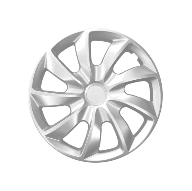 Tapacubos NRM QUAD SILVER de 16 ", color plateado - 4 piezas
