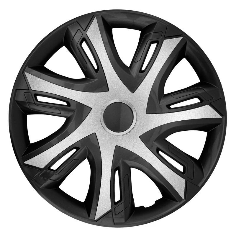 Tapacubos 14" NRM N-Power bicolor plata/negro 4 uds.