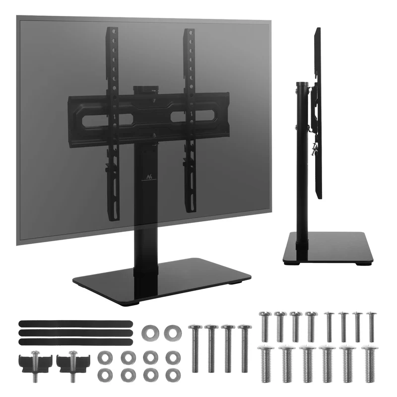 Soporte universal para TV Maclean, para mueble RTV, soporte, máx. 35 kg, rotación 20 grados, para TV 32-55", MC-132