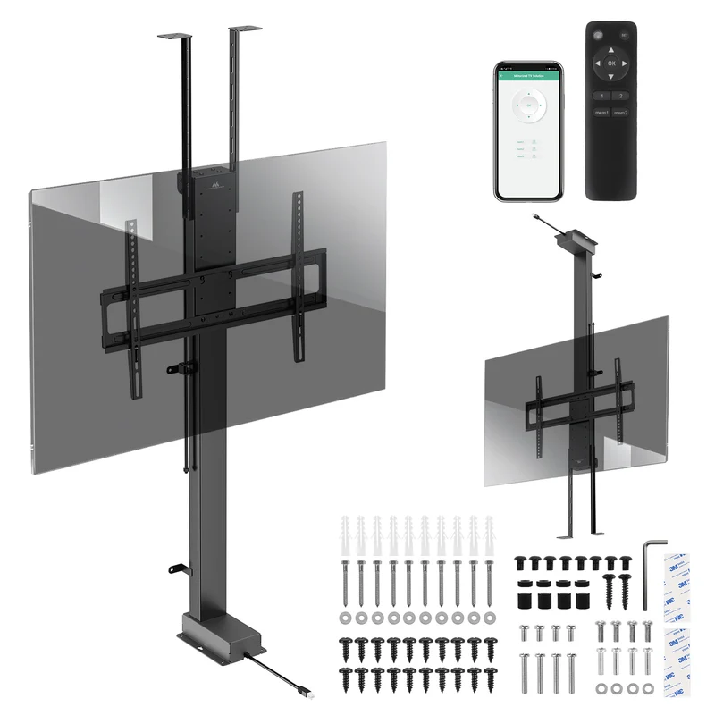 Agarre eléctrico de techo y suelo, extraíble Maclean, 43''-88'', VESA 600x400, máx. 60kg, 100-240V AC,50/60Hz