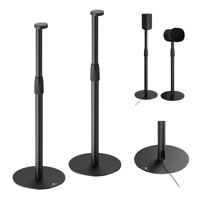 Maclean MC-496 Soporte de suelo para altavoces Sonos, Sonos Era 100 & 300, 2 unidades