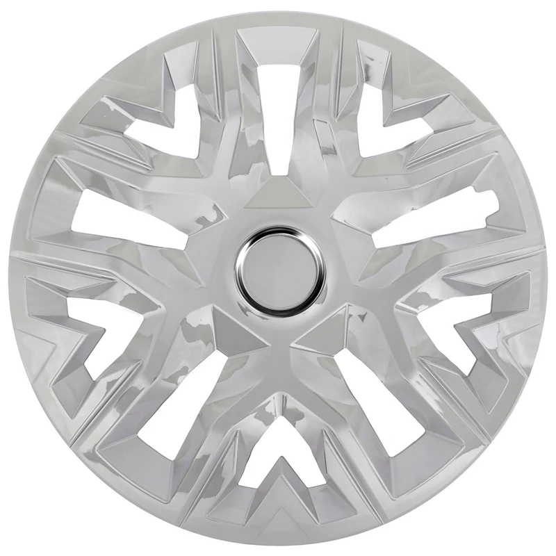 Tapacubos universales 14'' NRM Perfecto lacado plata 4 piezas