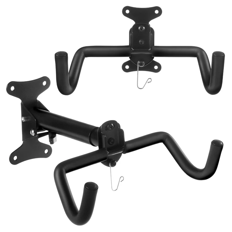 Soporte de pared para bicicletas Maclean, horizontal, acero, carga máx. 30 kg, MC-484, 2 piezas
