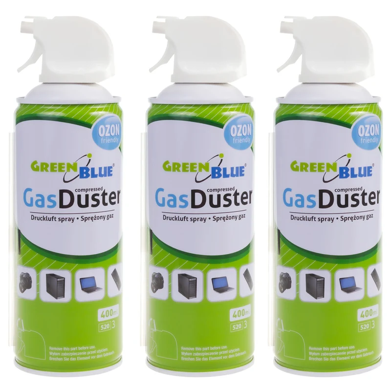 GreenBlue GB400 atomizador de pistola de aire comprimido de 400 ml - atomizador de pistola, 3 piezas