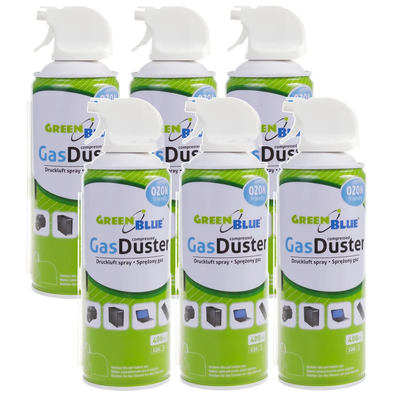 GreenBlue GB400 atomizador de pistola de aire comprimido de 400 ml - atomizador de pistola, 6 piezas