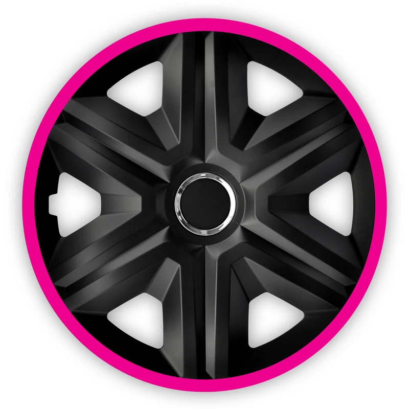 Tapacubos FAST LUX rosa 15 "4pcs Conjunto sin herramientas
