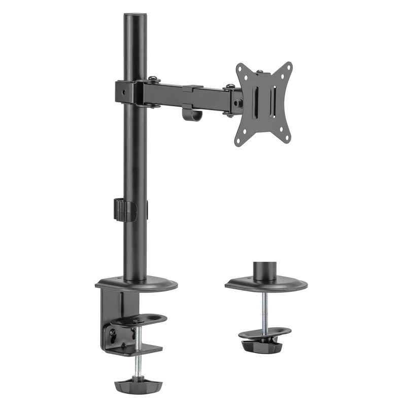 Maclean MC-572N Soporte de sobremesa para monitor LCD, brazo único, VESA 75x75 y 100x100, 17-32", 9kg