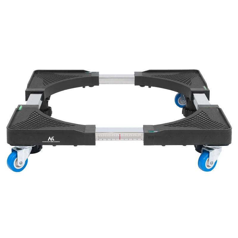 Base de suelo para lavadora con maximo peso soportado hasta 250 kg Anchura ajustable 500-700 mm 4 ruedas de goma 4 pies niveladores