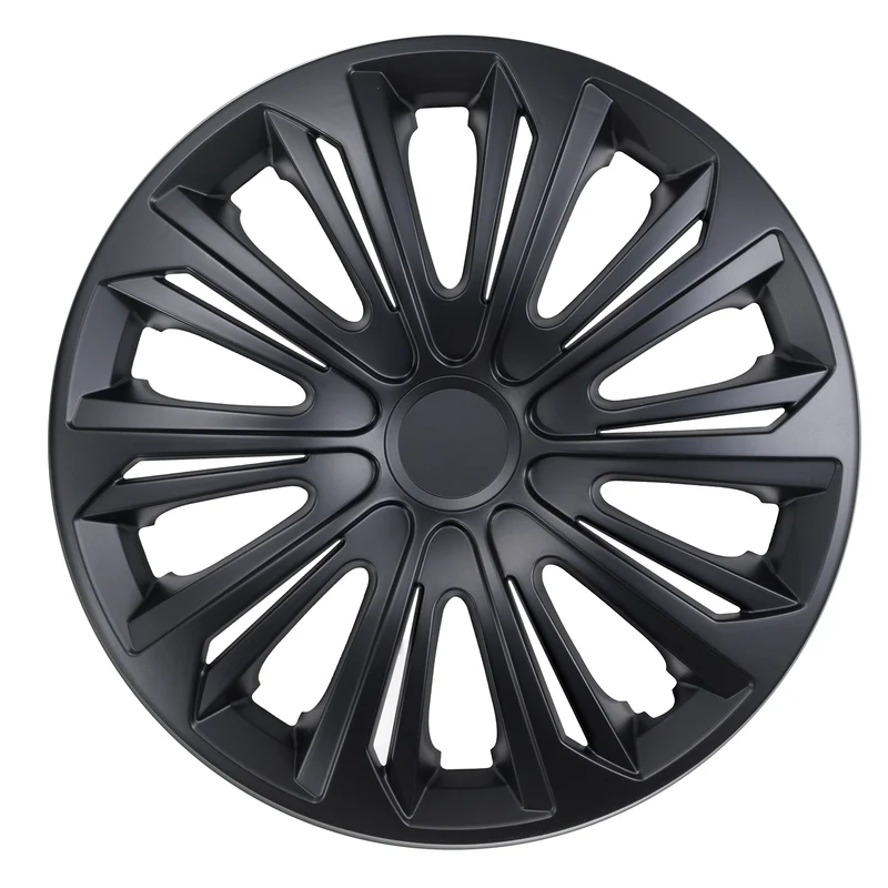 Tapacubos universales 14" NRM STRONG negro mate 4 piezas