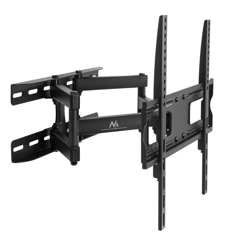Soporte Maclean para TV o monitor, universal, VESA máx. 400x400, 26-65", 30kg, negro, MC-760