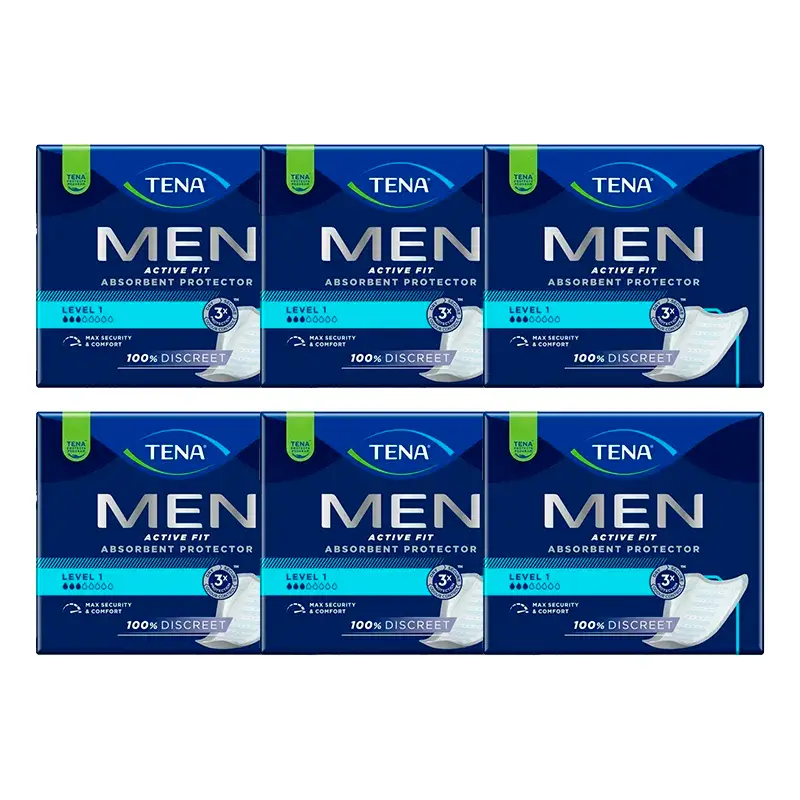 TENA Pack Men Level 1, 6 X 24 Units