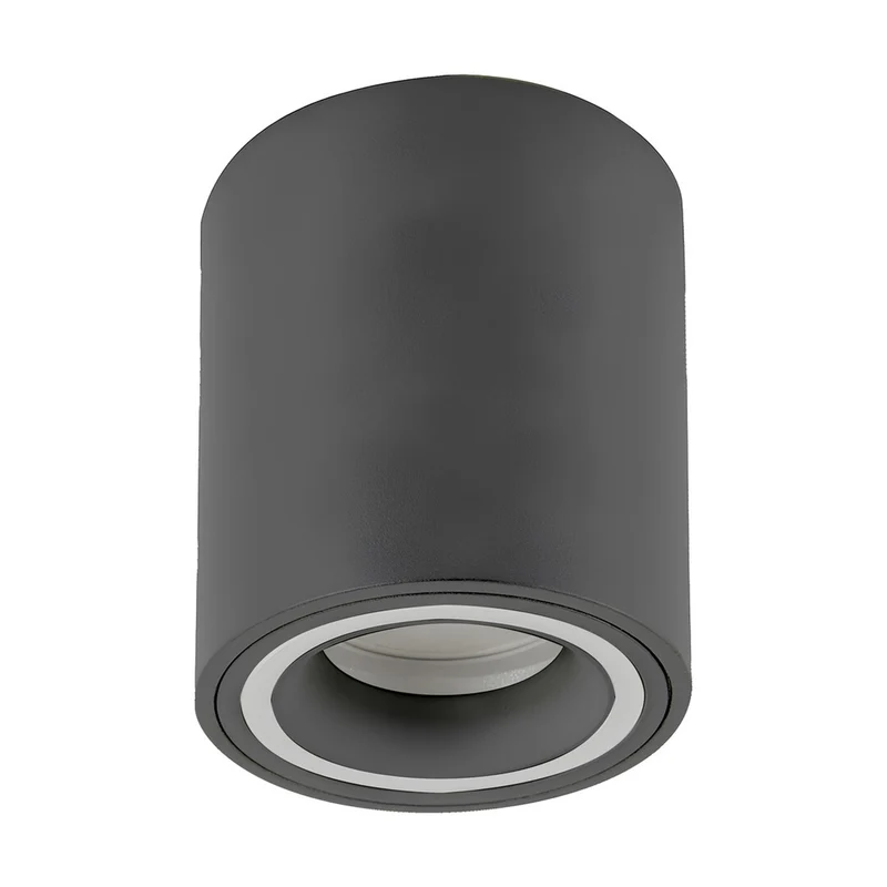Rabalux Luminaria de techo, casquillo GU10, máx. 25 W, Color gris, Kobald