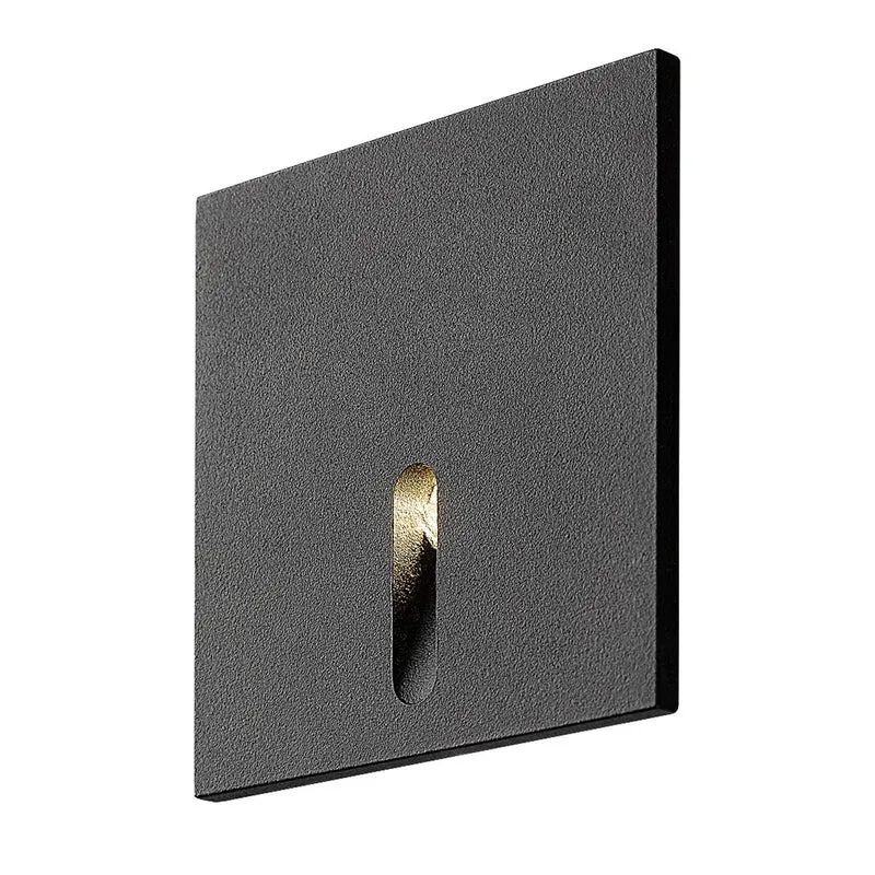 Rabalux Luz de escalera, LED 3W, Blanco cálido, Color negro, Boven
