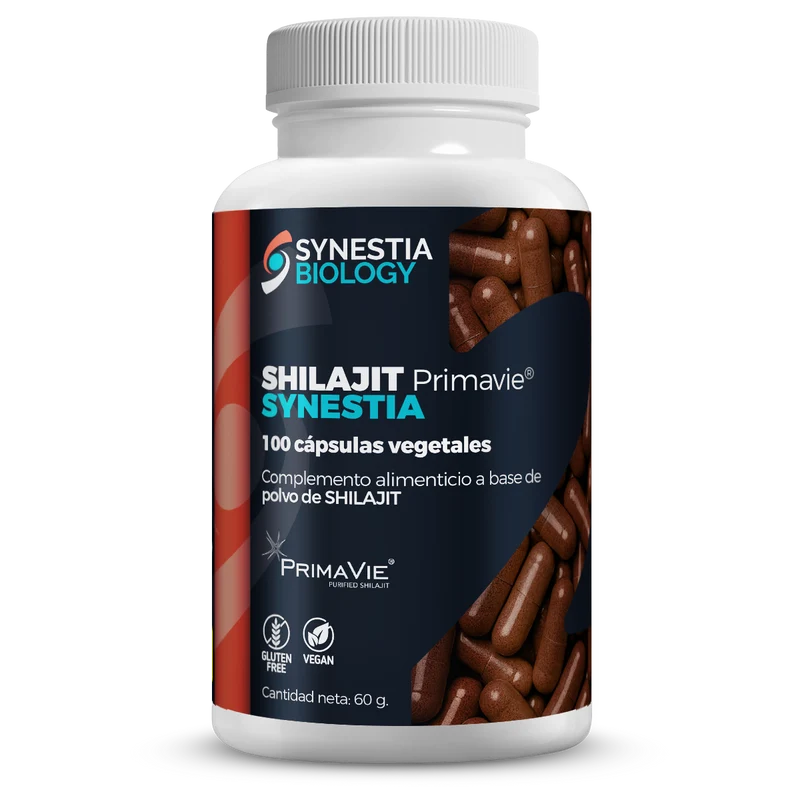 Shilajit Primavie · Synestia Biology · 100 cápsulas