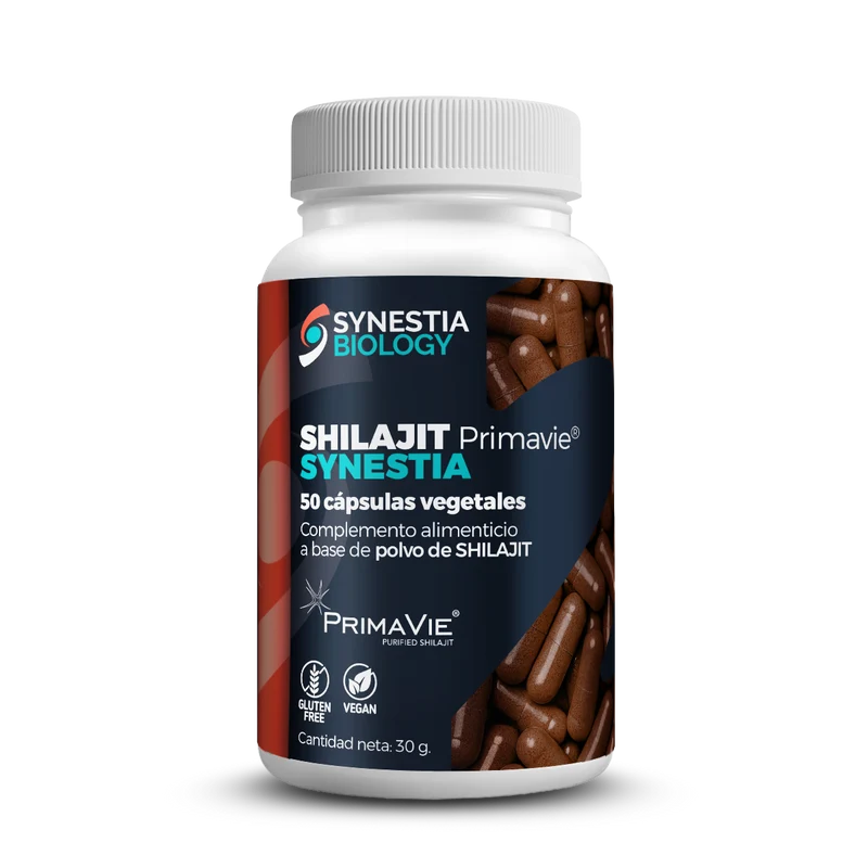 Shilajit Primavie · Synestia Biology · 50 cápsulas
