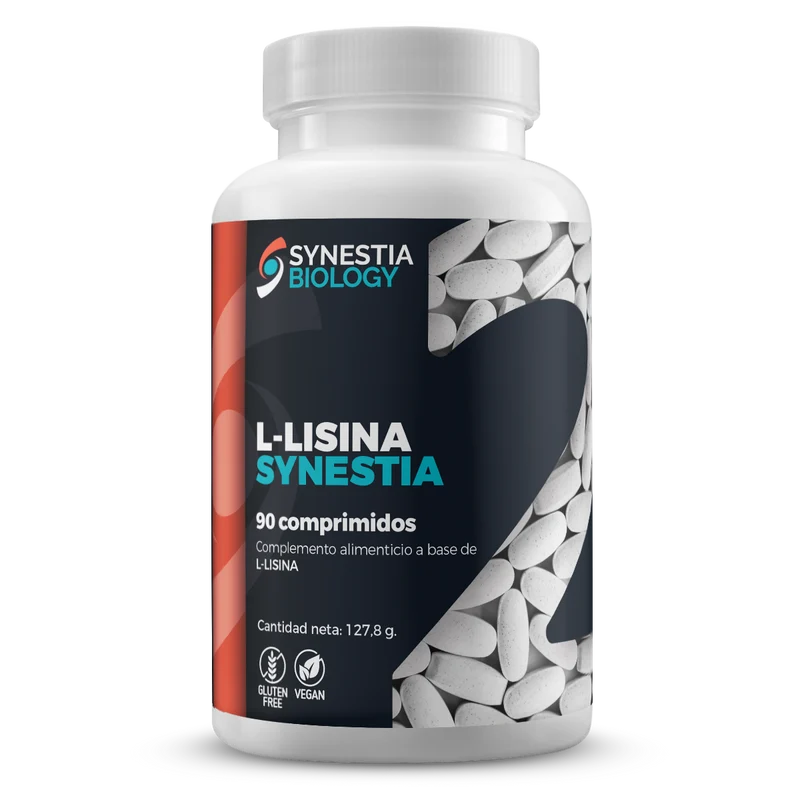 L-Lisina · Synestia Biology · 90 comprimidos
