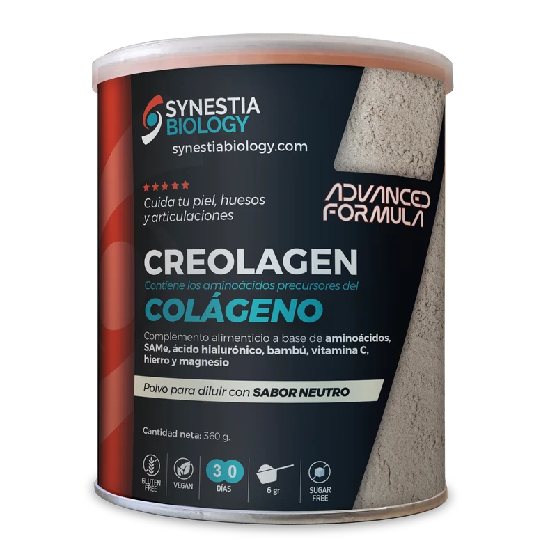 Creolagen Colágeno Neutro · Synestia Biology · 360 gramos
