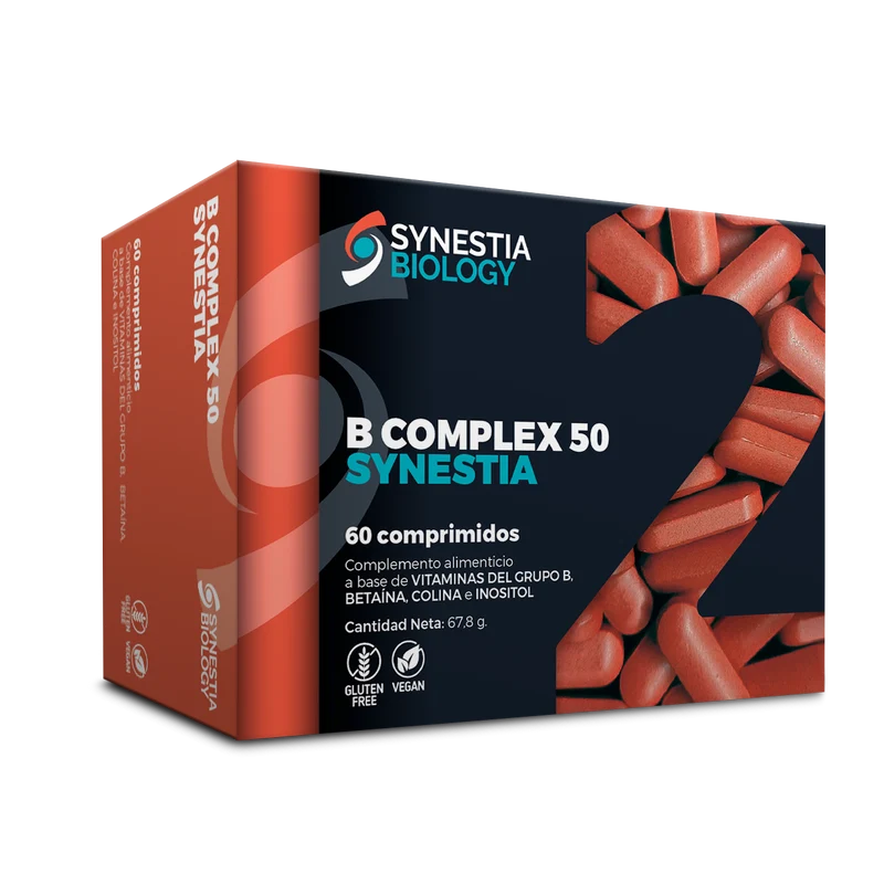 B-Complex 50 · Synestia Biology · 60 comprimidos