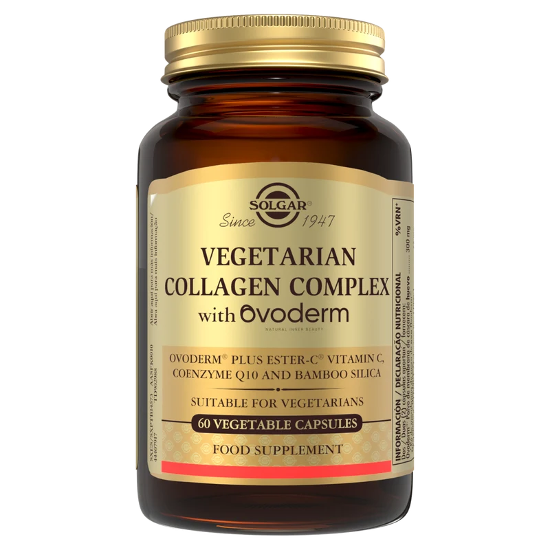 Colágeno Vegetariano Ovoderm · Solgar · 60 cápsulas