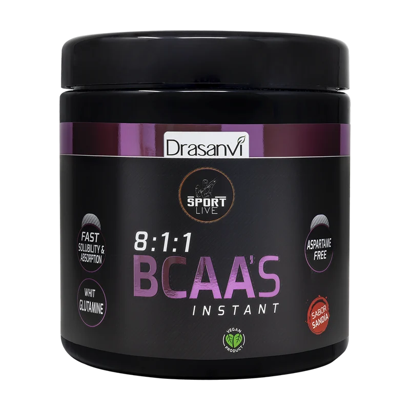BCAA´S + Glutamina - Sport Live · Drasanvi · 275 gramos