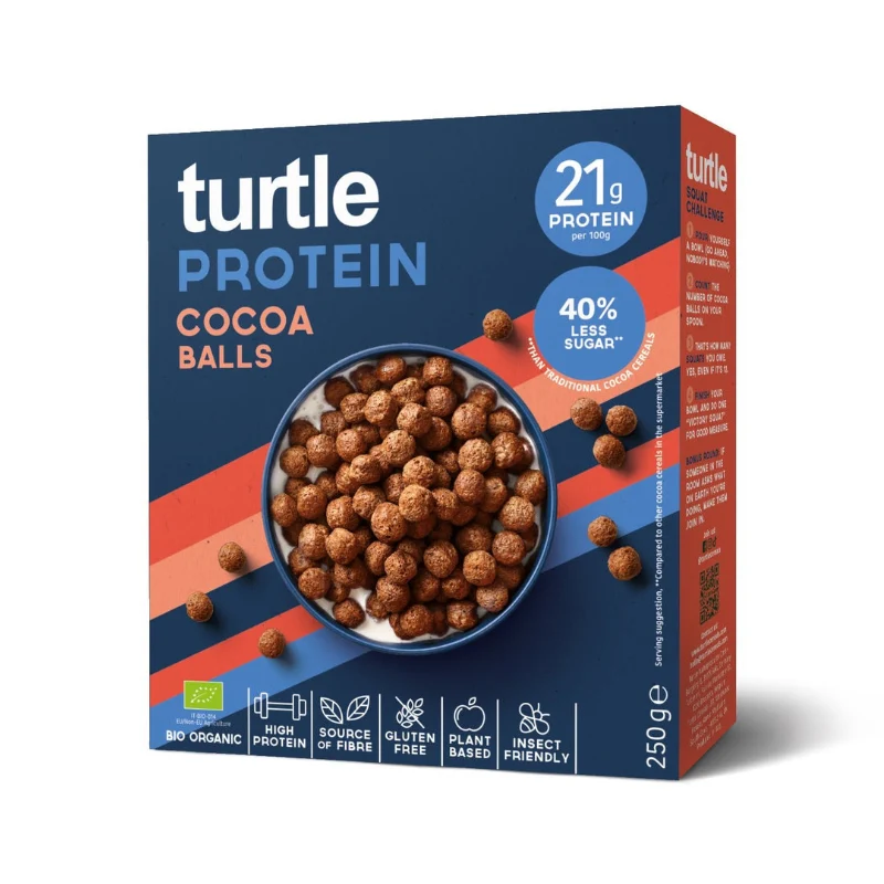 Choco Balls Protein Bio · Turtle · 250 gramos