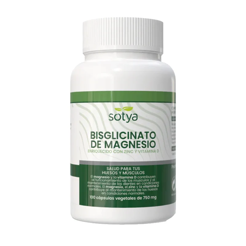Bisglicinato de Magnesio · Sotya · 100 cápsulas