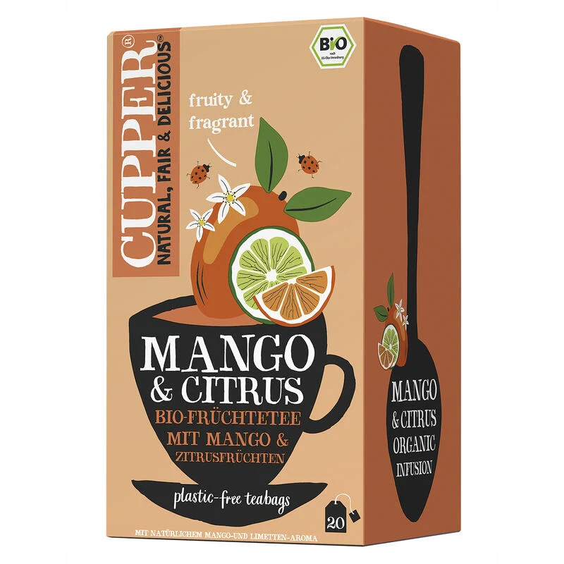 Infusión Mango Citrus Bio · Cupper · 20 filtros
