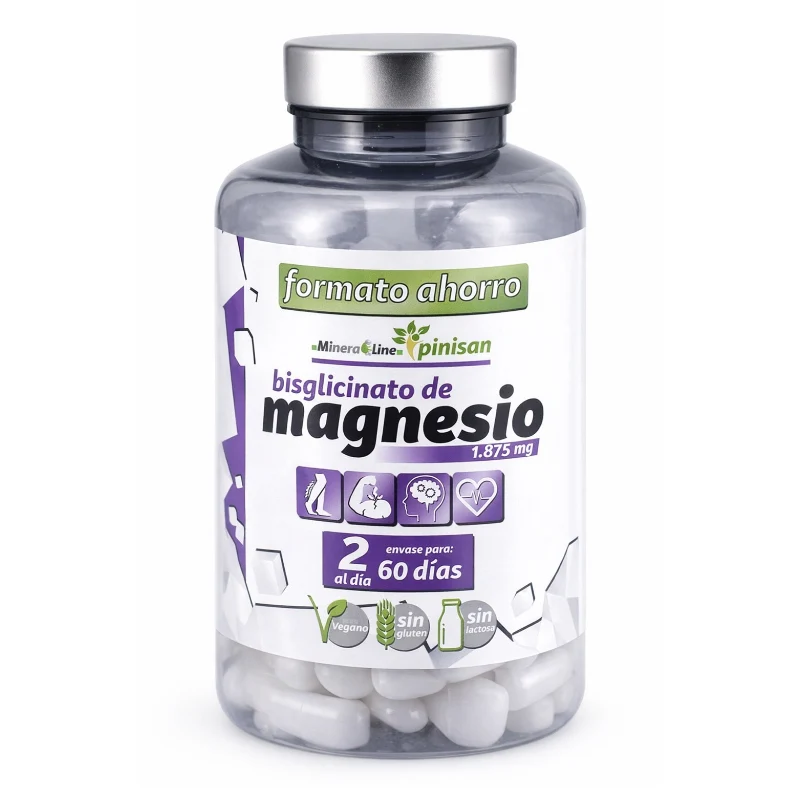 Bisglicinato de Magnesio · Pinisan · 120 comprimidos