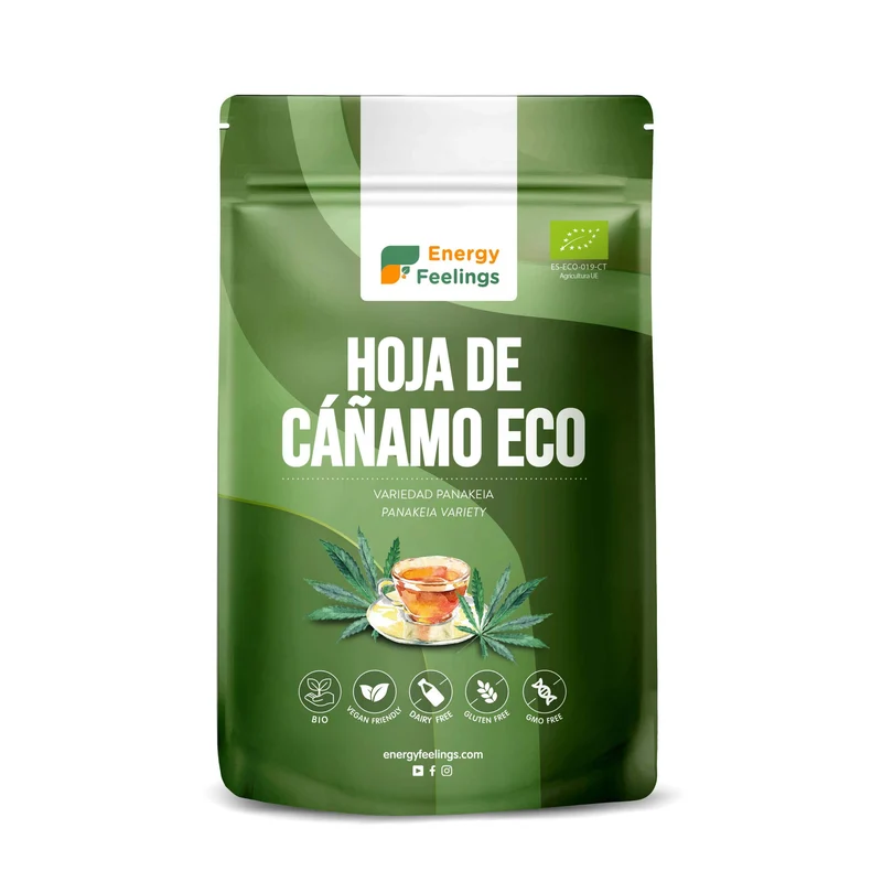 Hoja de Cáñamo Eco · Energy Feelings · 80 gramos