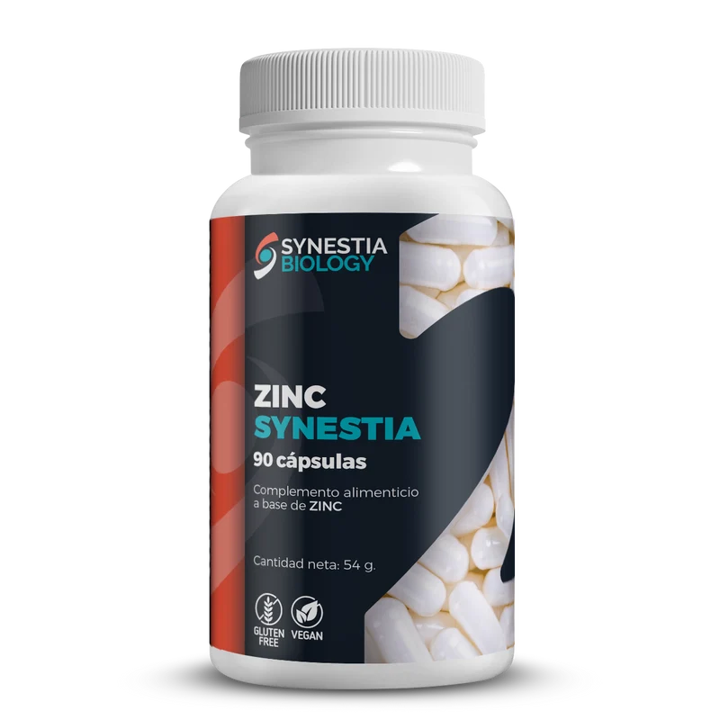 Zinc · Synestia Biology · 90 cápsulas