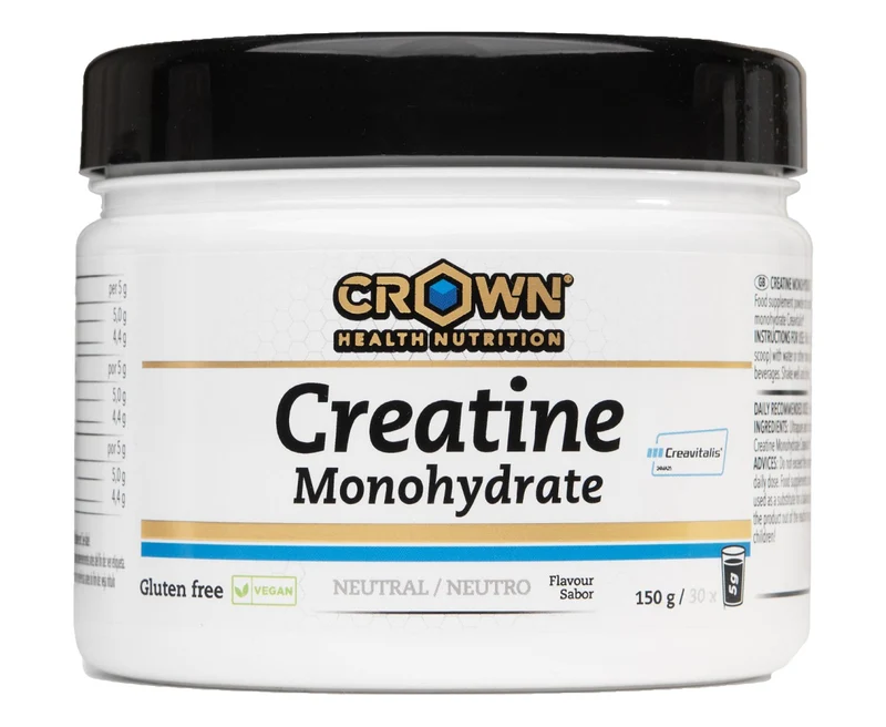 Creatina Monohidrato Creavitalis®: Sabor Neutro · Crown Sport Nutrition · 150 gramos