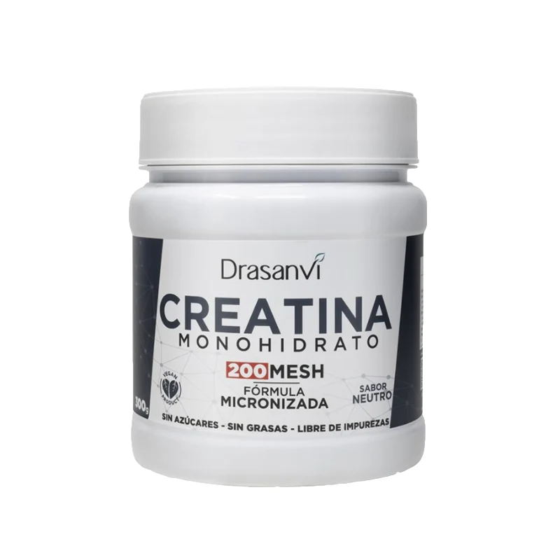 Creatina Monohidrato 200 MESH Neutro · Drasanvi · 300 gramos