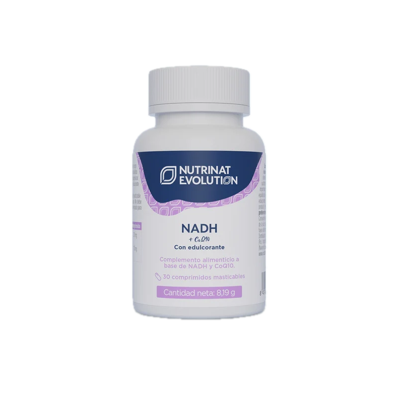 NADH + CoQ10 · Nutrinat Evolution · 30 comprimidos masticables