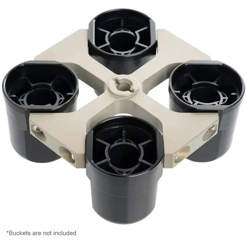 LW Scientific® 4 x Bucket Rotor (w/o Buckets or Inserts), C5P-RT04-TBKT