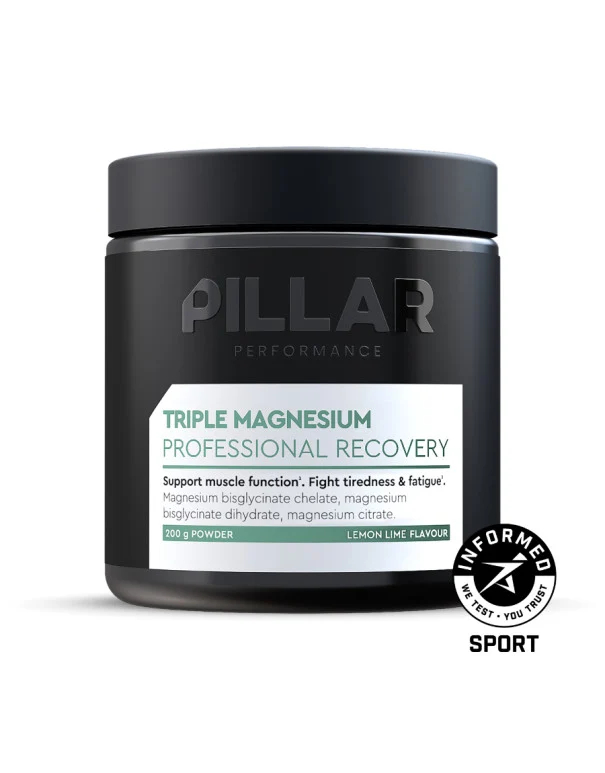 Triple Magnesium Lima-Limón · Pillar Performance · 200 gramos