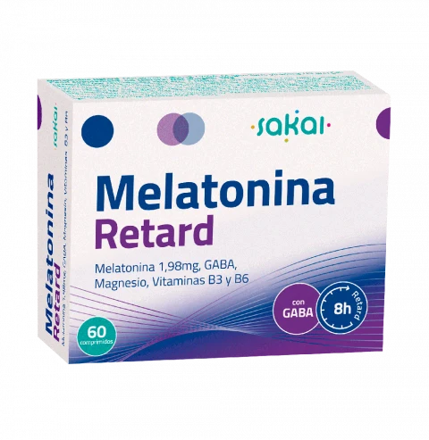 Melatonina Retard · Sakai · 60 cápsulas