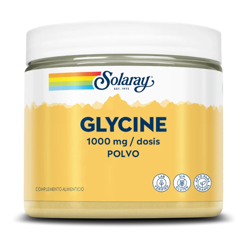 Glicina 1.000 mg · Solaray · 400 gramos
