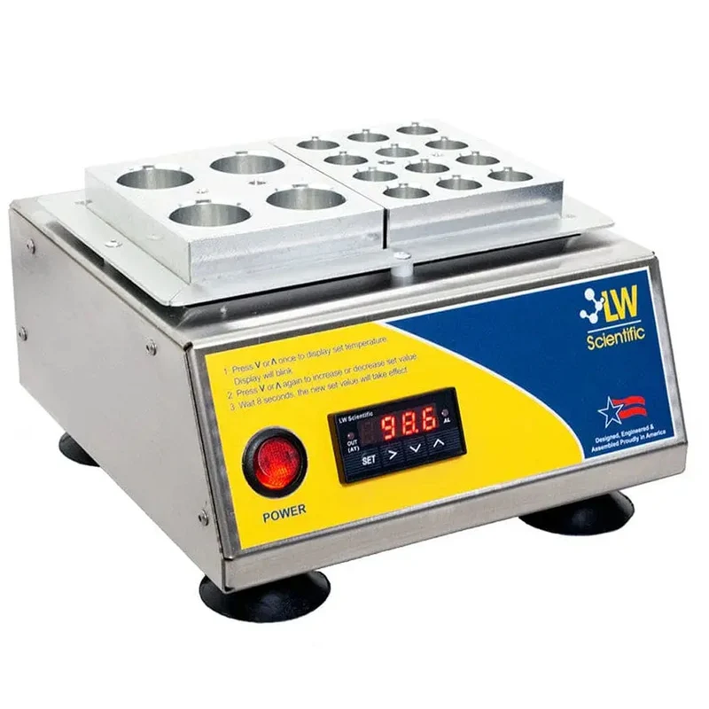 LW Scientific‚ (4x 50ml) + (12 x 15ml) Dry Block Heater, DBL-16PL-11DP