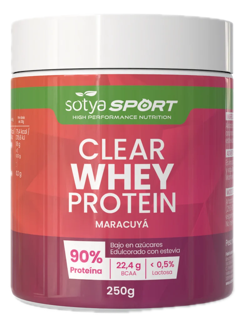 Clear Whey Protein Maracuyá · Sotya · 250 gramos
