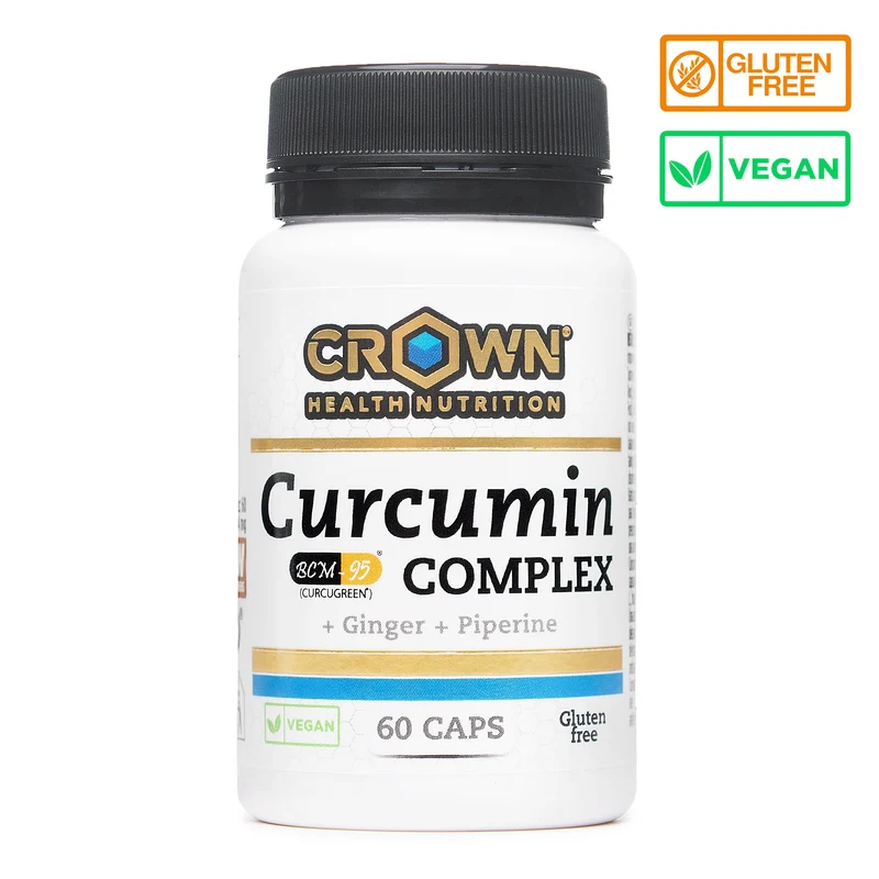 Curcumin Complex · Crown Sport Nutrition · 60 cápsulas