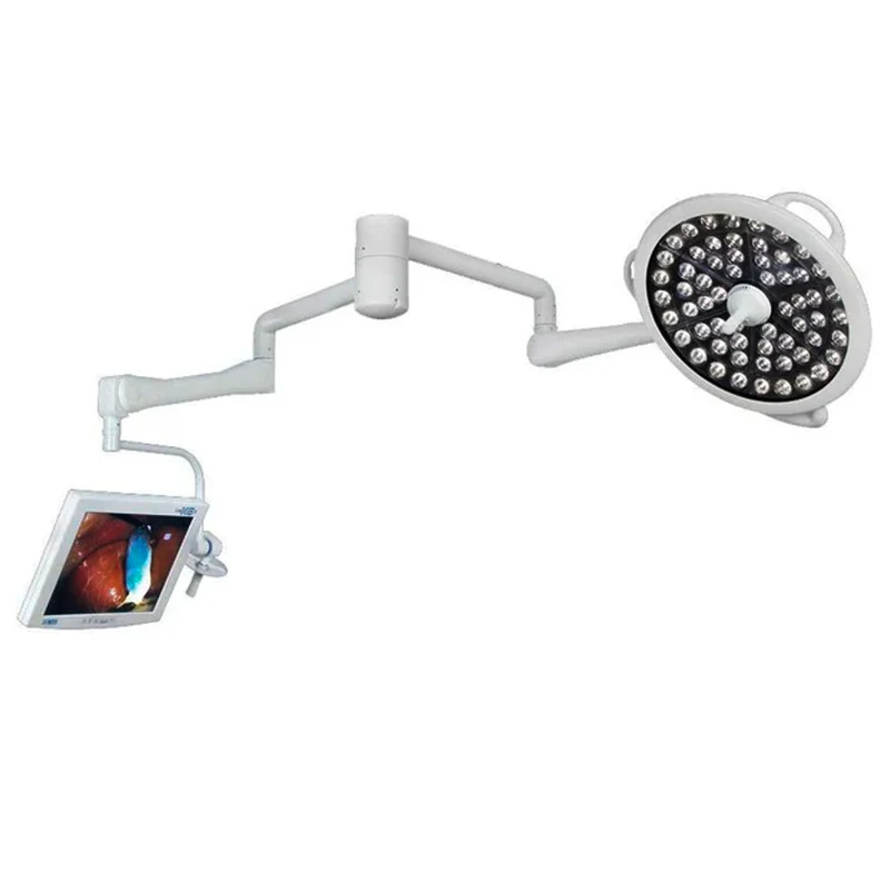 Medical Illumination® SYSTEM TWO Surgical Light w/Monitor Arm, Ceiling Mount, XLDS-S2MA/SD2M1