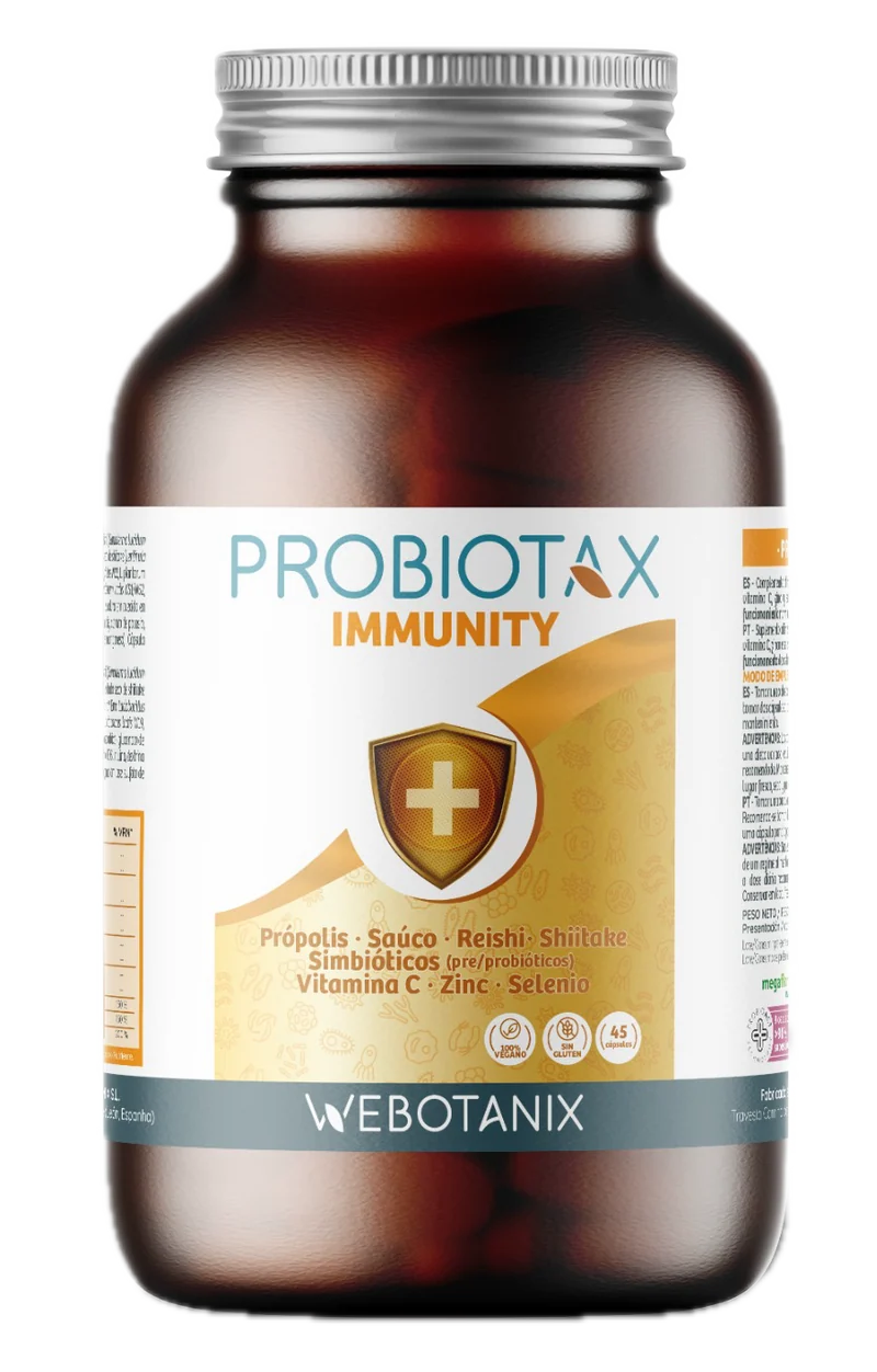 Probiotax Immunity · Webotanix · 45 cápsulas