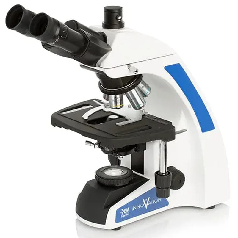 LW Scientific® Innovation™ Microscope, Trinocular, Infinitty Plan, 5 x Objectives, LED, INM-T05A-IPL3