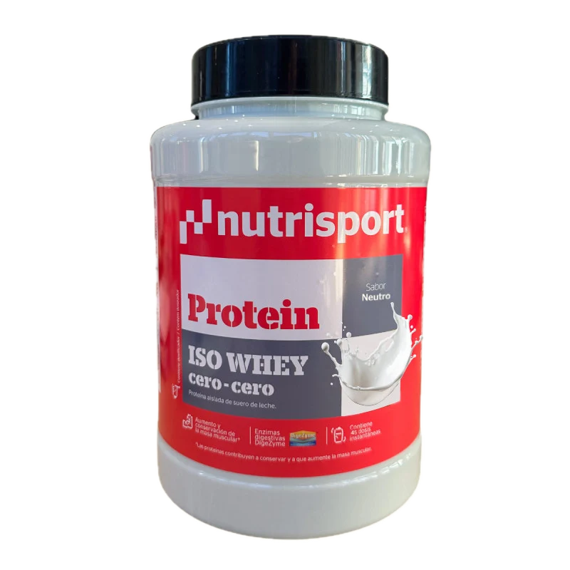 Iso Whey Cero-Cero Neutro · Nutrisport · 900 gramos